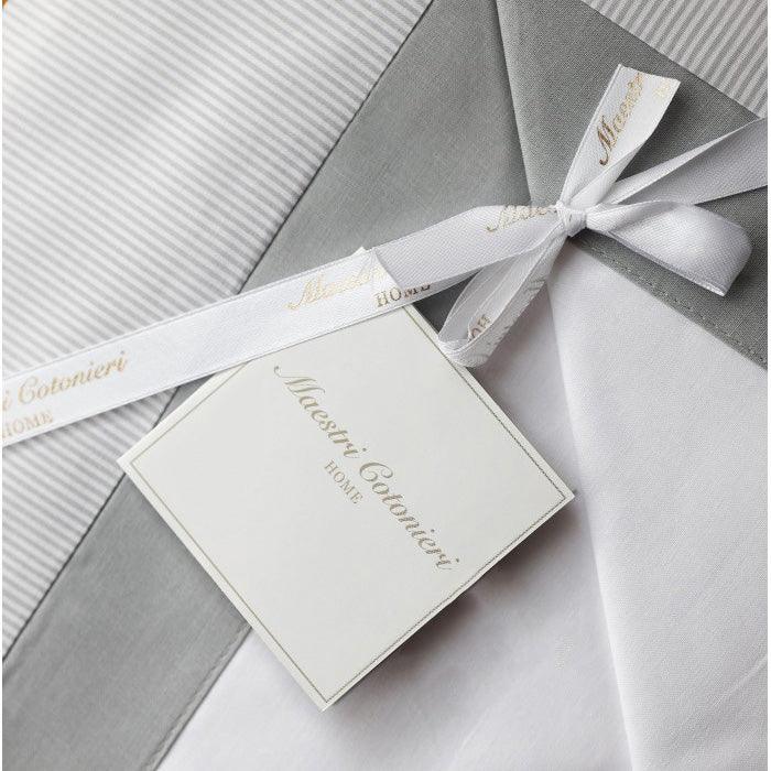 Completo Lenzuola Maestri Cotonieri Toscana geometria Matrimoniale Cotone - The King Luxury
