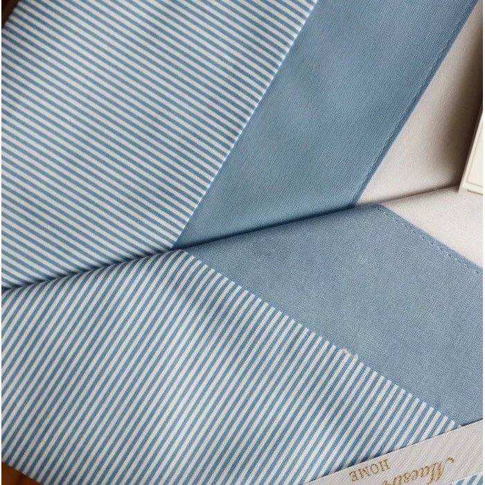 Completo Lenzuola Maestri Cotonieri Toscana geometria Matrimoniale Cotone - The King Luxury