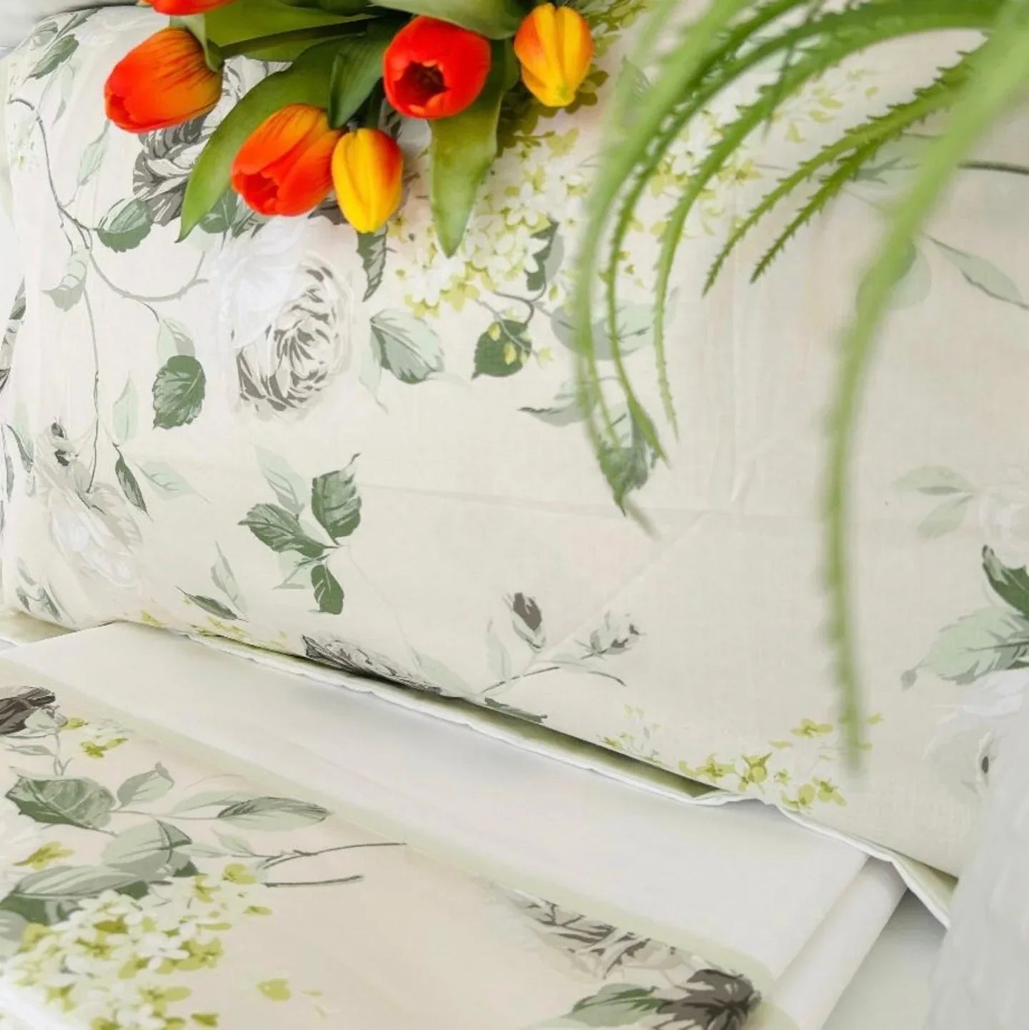 Completo Lenzuola Matrimoniale Alexander Tuscany Home Rose – 100% Cotone - The King Luxury