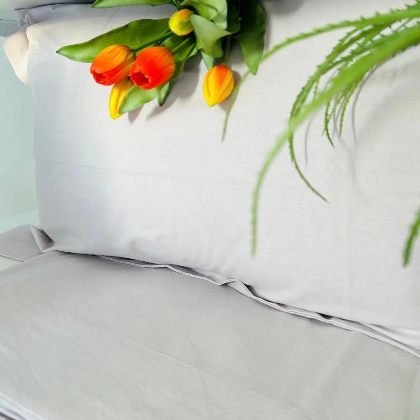 Completo Lenzuola Matrimoniale Alexander Tuscany Home Tinta – 100% Cotone - The King Luxury