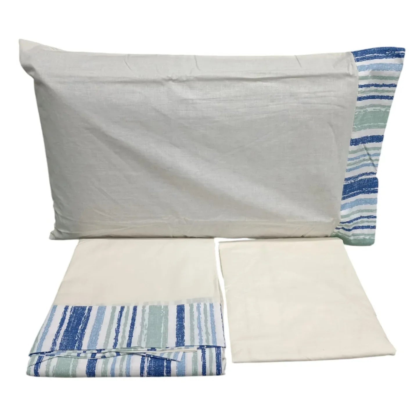 Completo Lenzuola Matrimoniale Papalina LEM145 in Puro Cotone – Made in Italy - The King Luxury