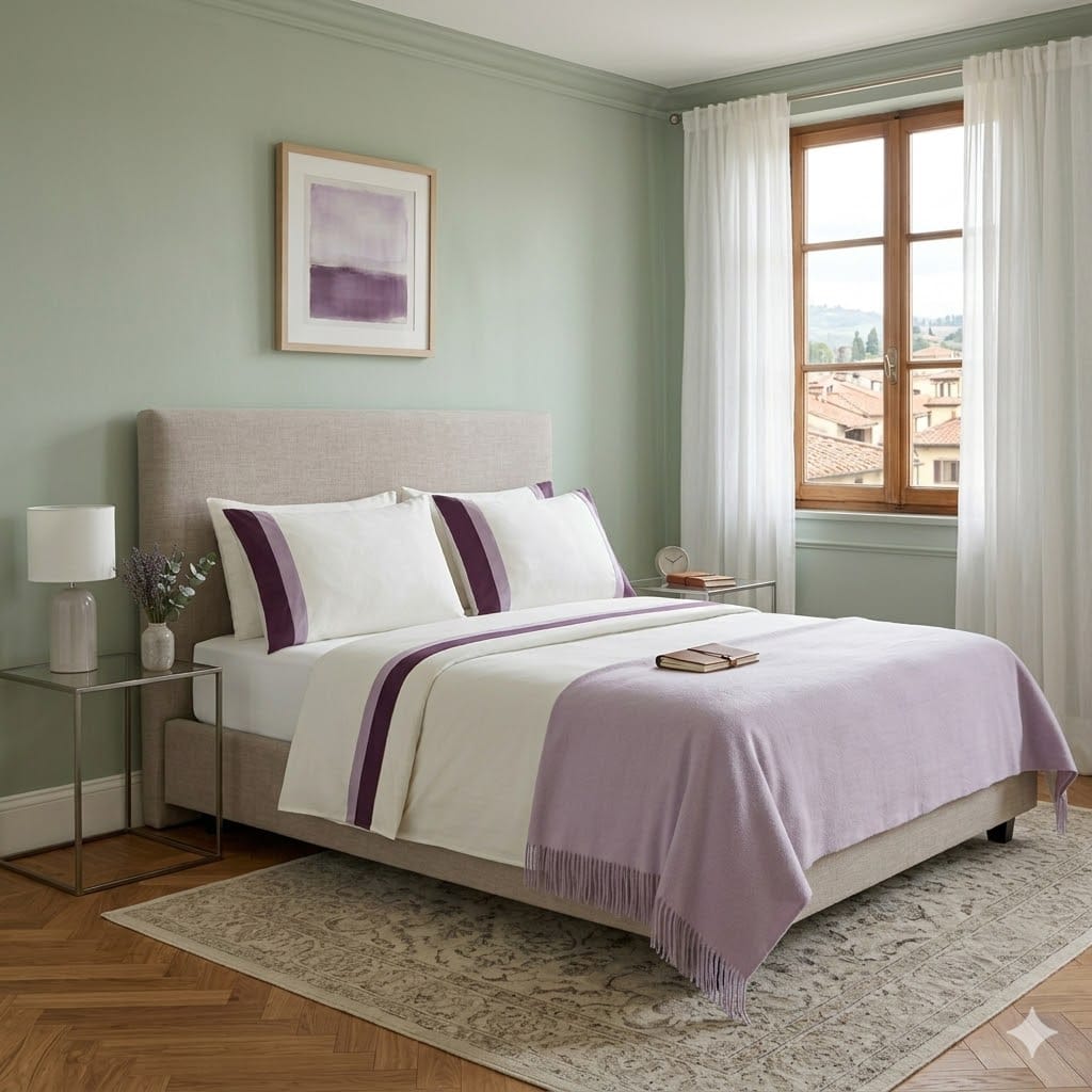 Completo Lenzuola Matrimoniale Vomero in Cotone Maestri Cotonieri - The King Luxury