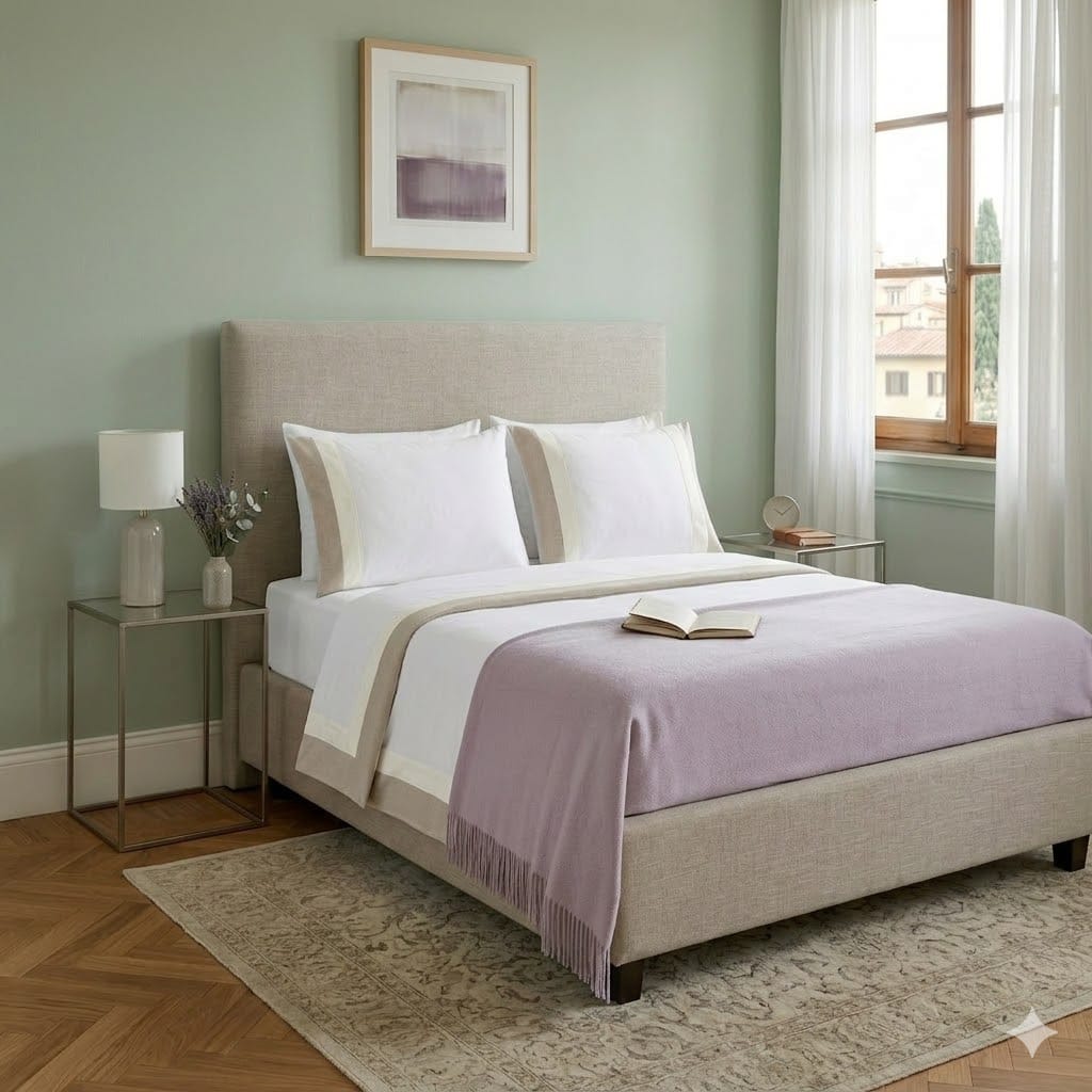 Completo Lenzuola Matrimoniale Vomero in Cotone Maestri Cotonieri - The King Luxury