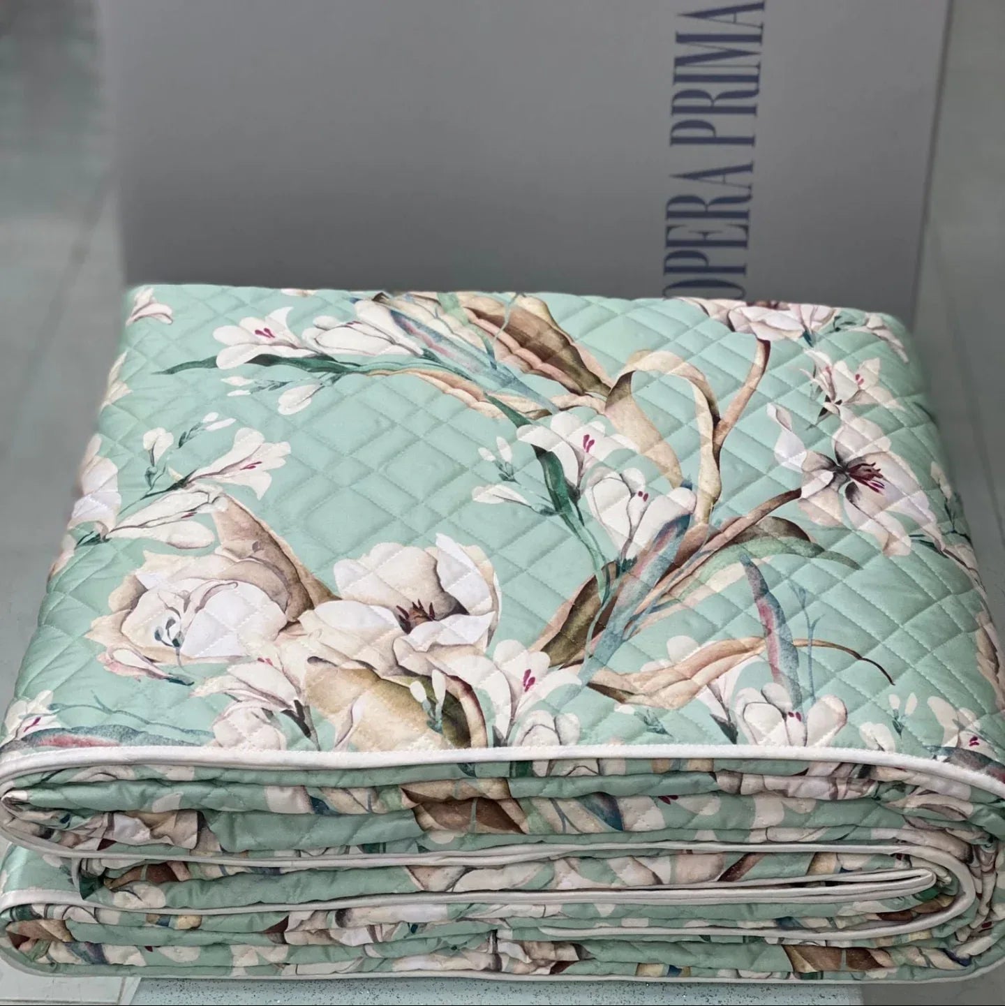 Coordinato Opera Prima Primavera Trapuntino Matrimoniale + Completo Lenzuola Cotone - The King Luxury