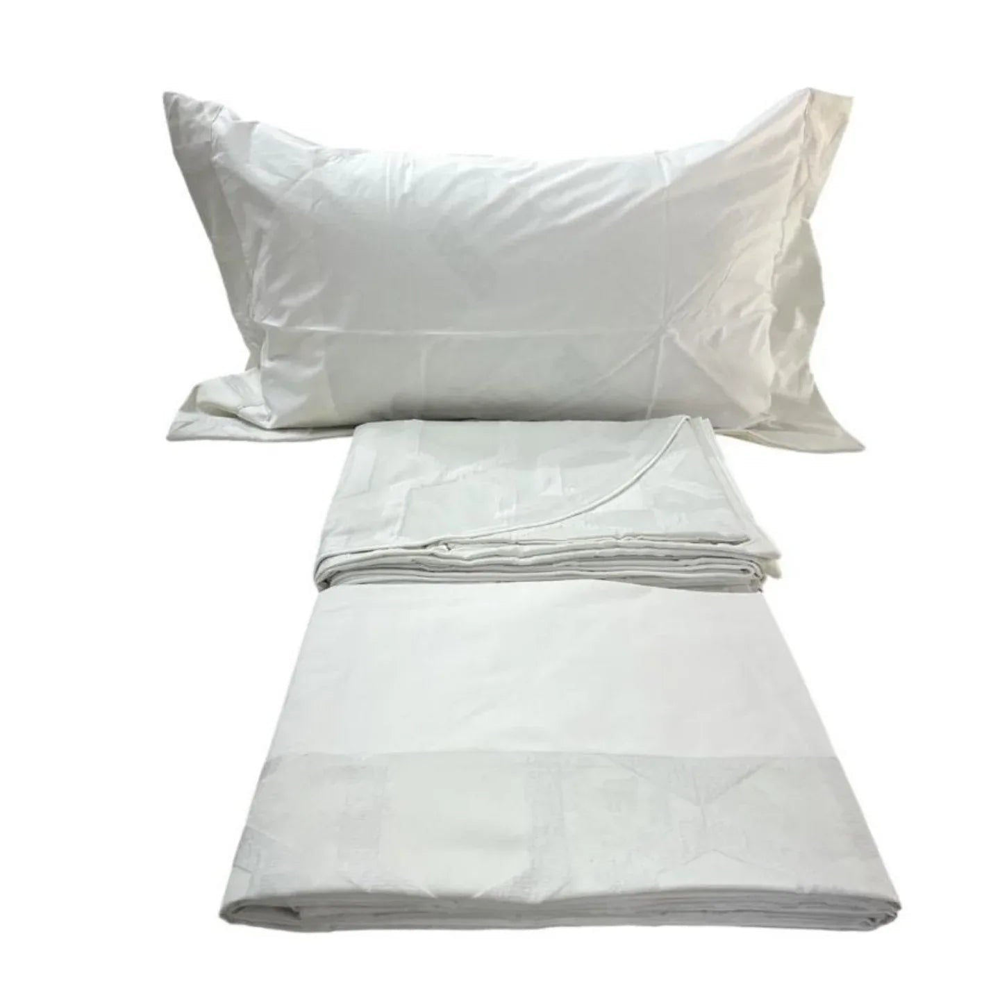 Copriletto + Lenzuolo Matrimoniale Alexander Tuscany Home Esagono – Jacquard 260x260 cm - The King Luxury