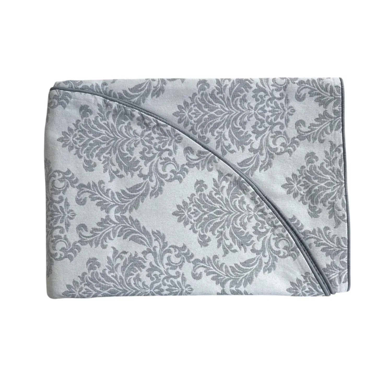 Copriletto Matrimoniale Alexander Tuscany Home Levanto Arabesco – Jacquard 260x260 cm - The King Luxury