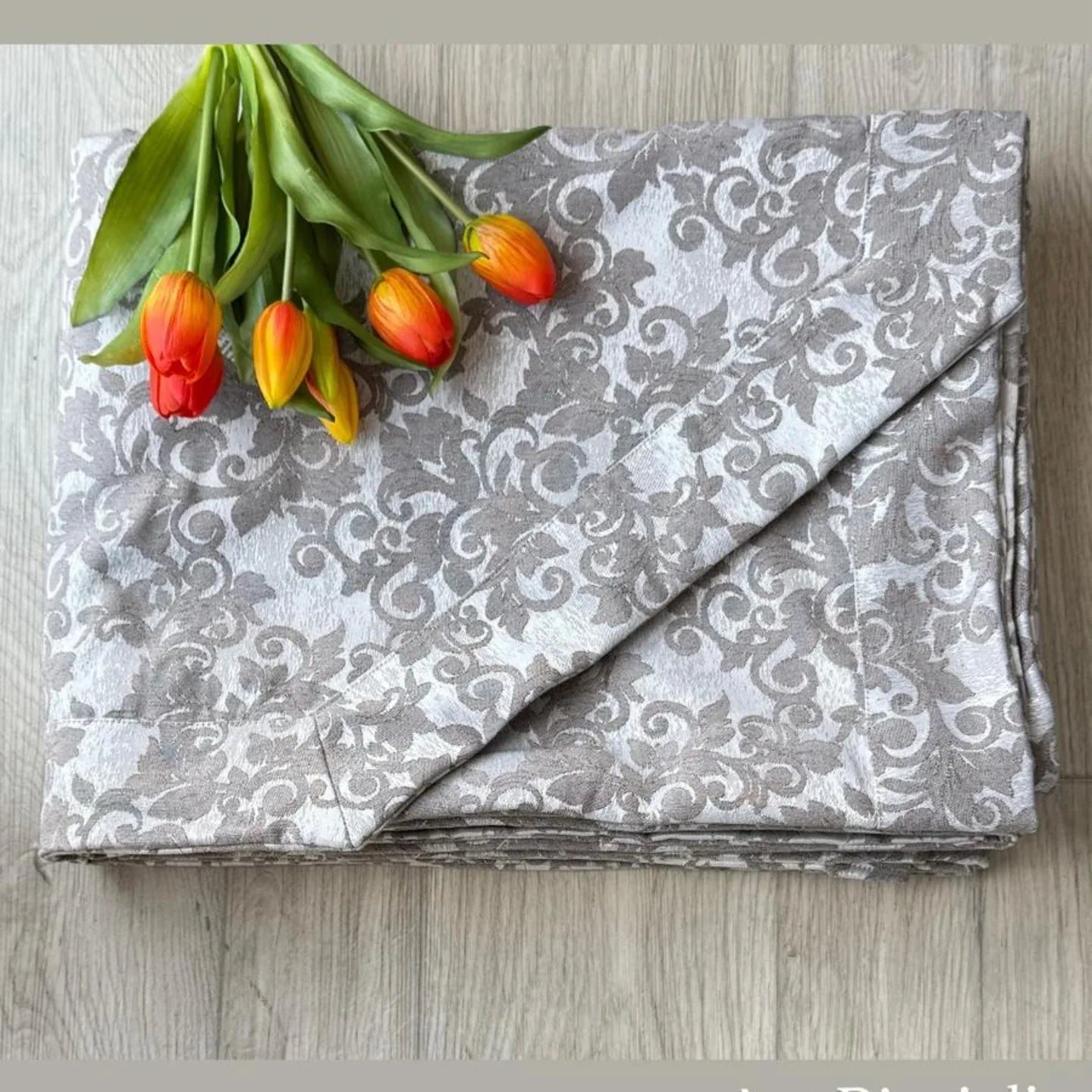 Copriletto Matrimoniale Alexander Tuscany Home Riccioli – Jacquard 260x260 cm - The King Luxury