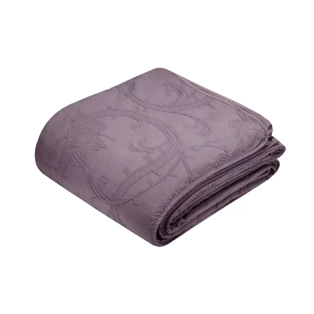 Copriletto Matrimoniale Fiore Tessitura Randi Stone Washed - The King Luxury