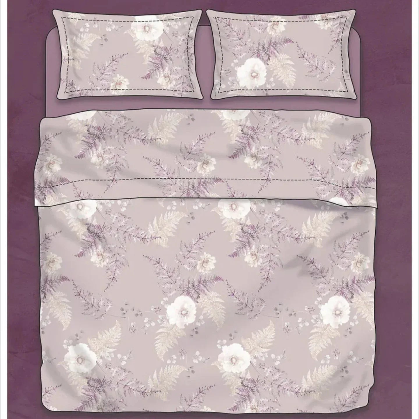 Copripiumino Tessitura Randi Atelier 34 Matrimoniale Percalle di Cotone - The King Luxury