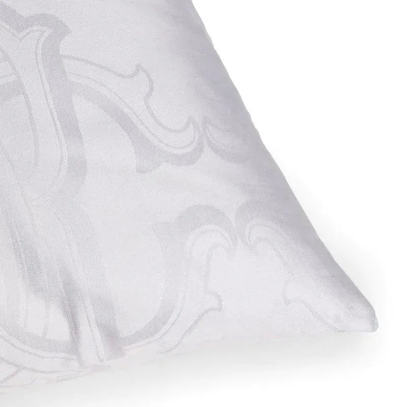 Cuscino Roberto Cavalli Logo 60x60 Raso Cotone - The King Luxury