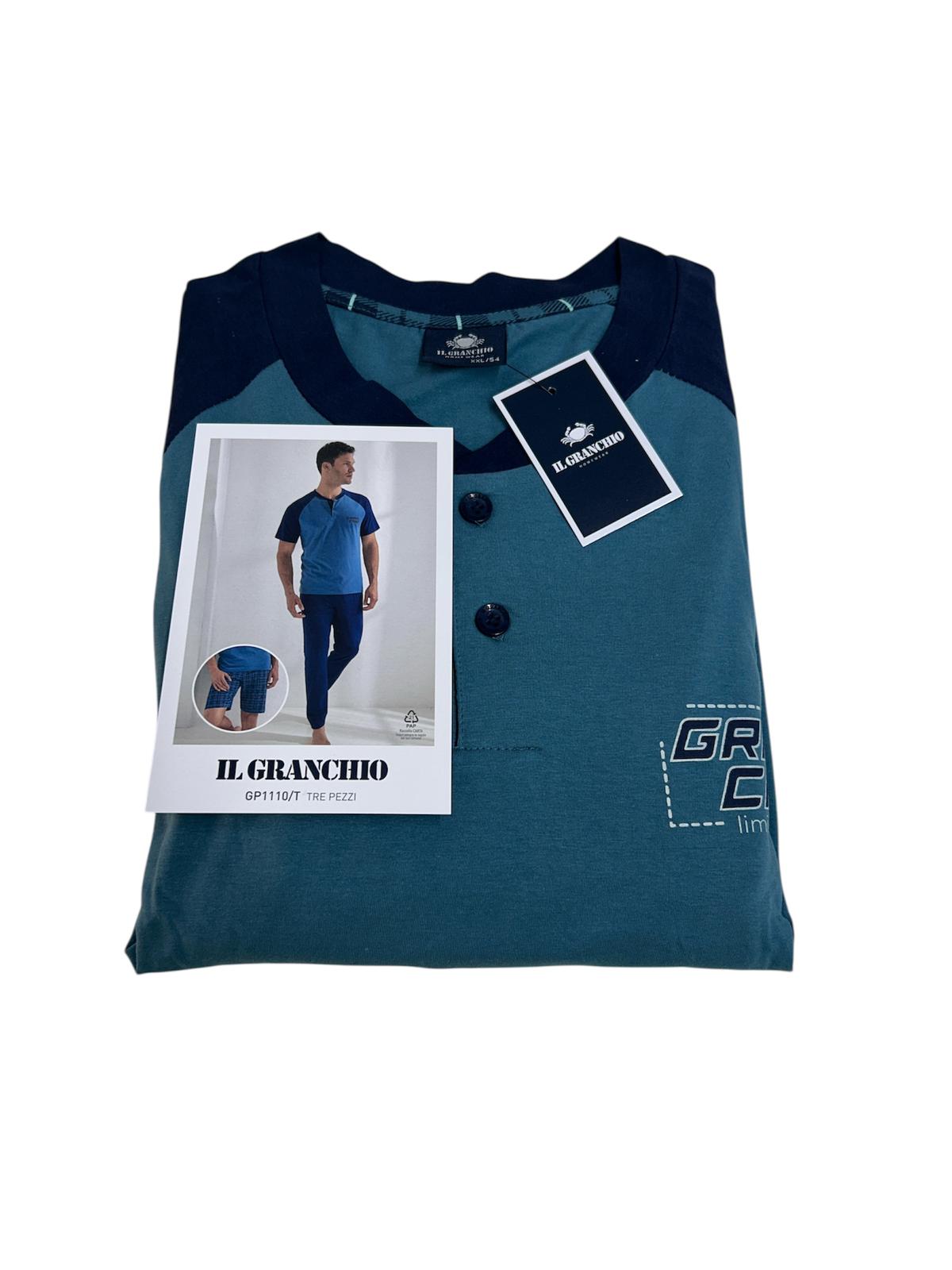 Pigiama Uomo Primavera/Estate Il Granchio GP1110/T Cotone