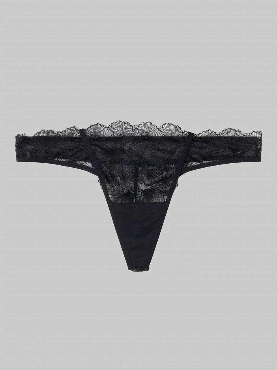 Perizoma Gisela 2/10103B taglia S, tessuto ricamato floreale in pizzo, intimo elegante e coordinabile con reggiseno.