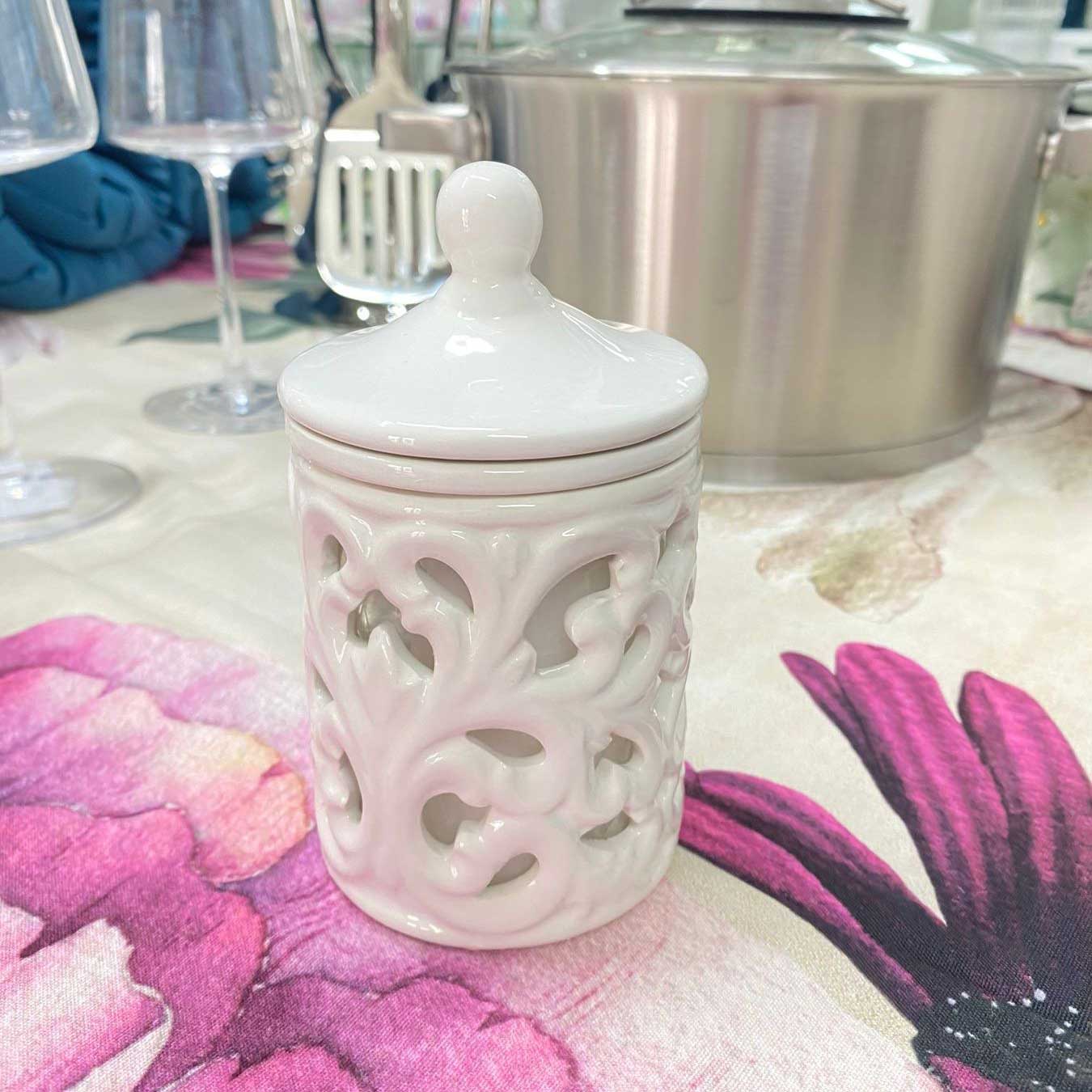 Porta candela Special Gifts KF3/S  Porcellana