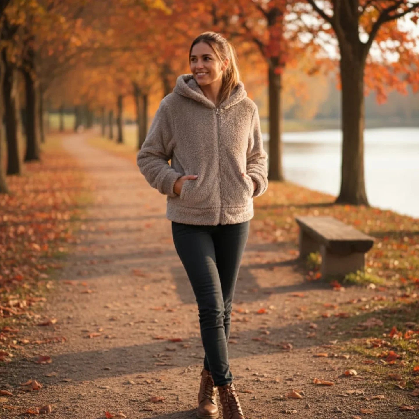 Giubbino Donna Karel VS0760GA in Pile - The King Luxury