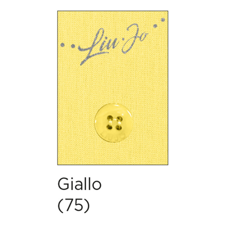 Camicia da notte donna Liu Jo DL0200 42, Serafino con manica corta, in cotone e poliestere, Made in Italy