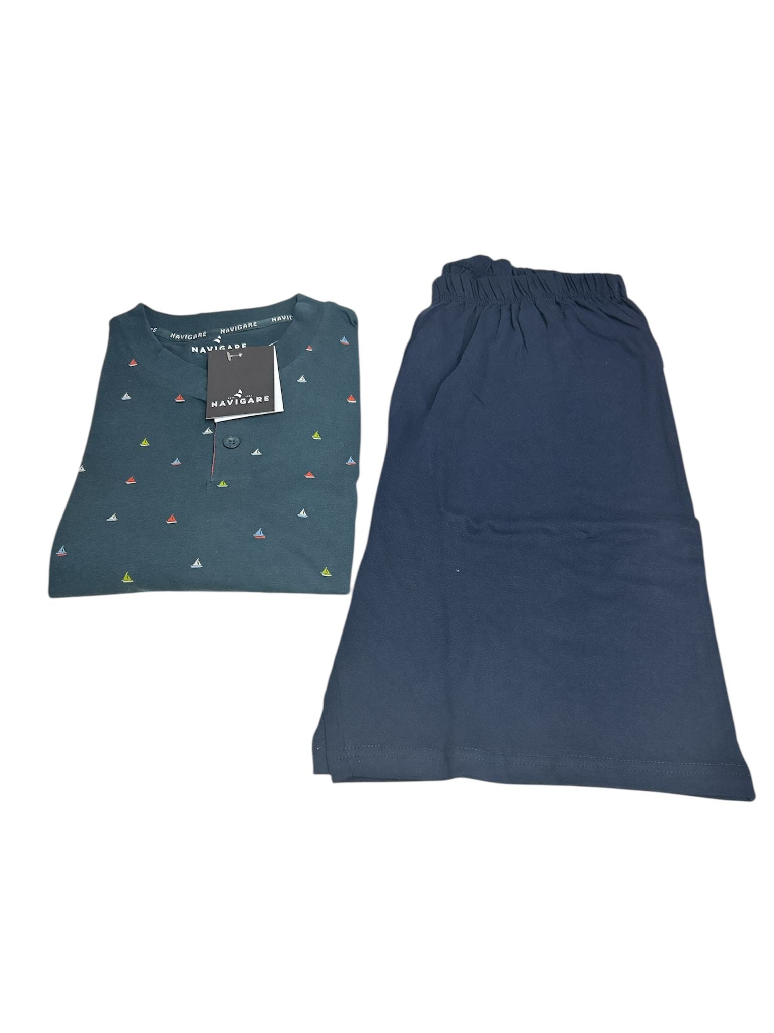 Pigiama Uomo Primavera/Estate Navigare 141832 Cotone