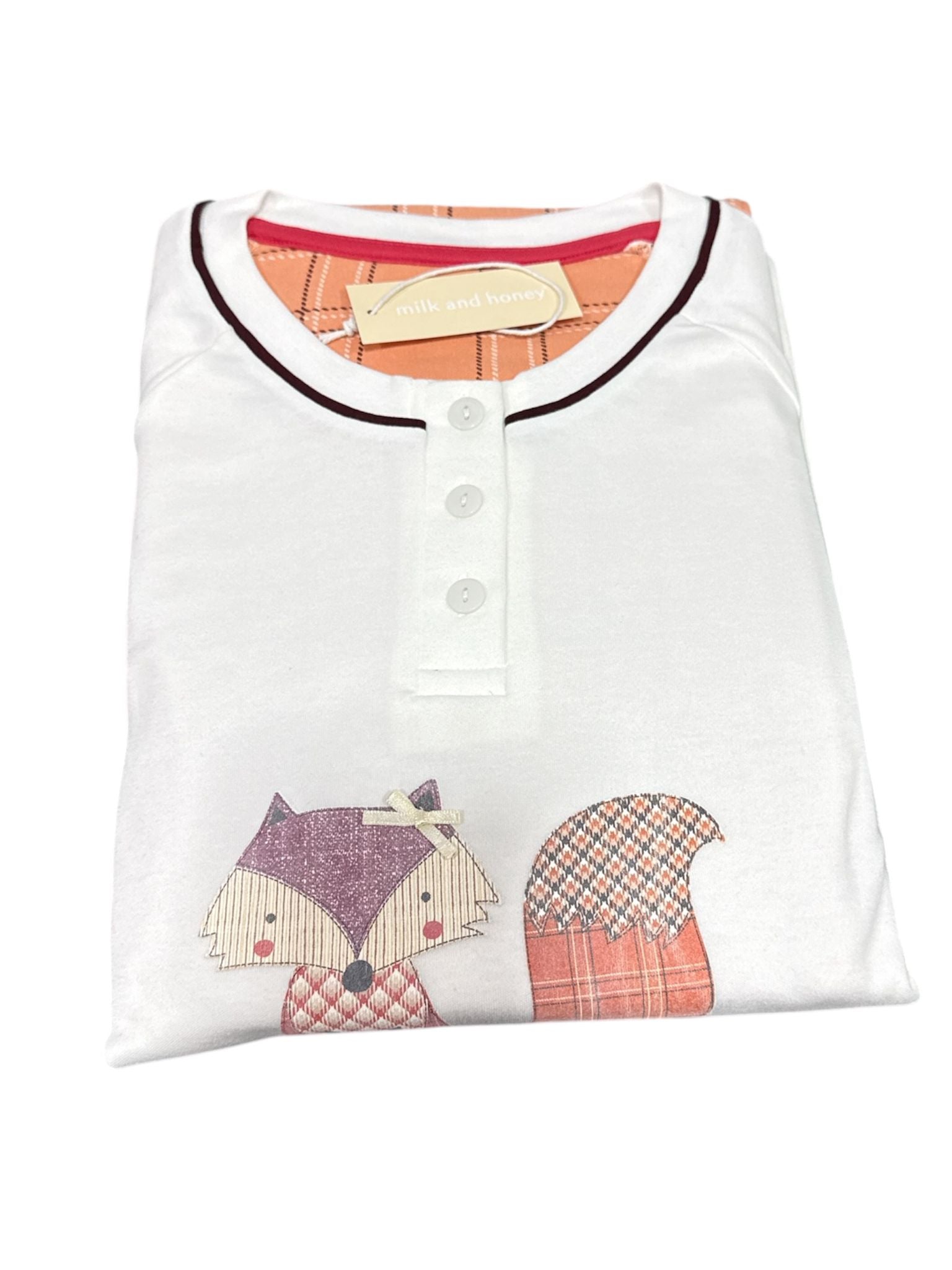 Pigiama Donna Autunno/Inverno Milk and Honey Doroty in Cotone Interlock – Made in Italy