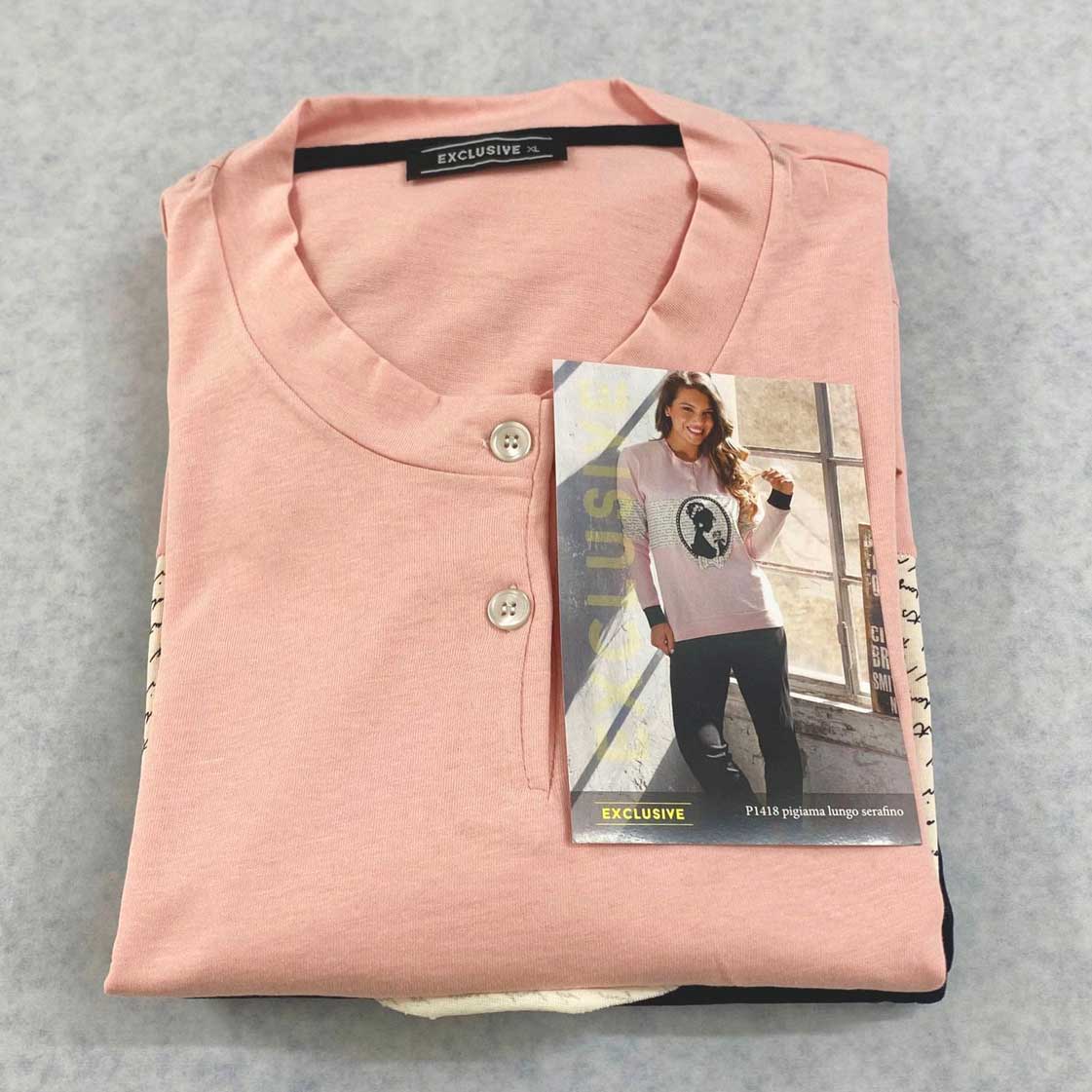 Pigiama Primavera/Estate Donna Exclusive P1418 S Cotone