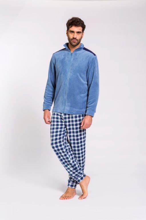 Pigiama Uomo Papalina Aperto con zip M Coral