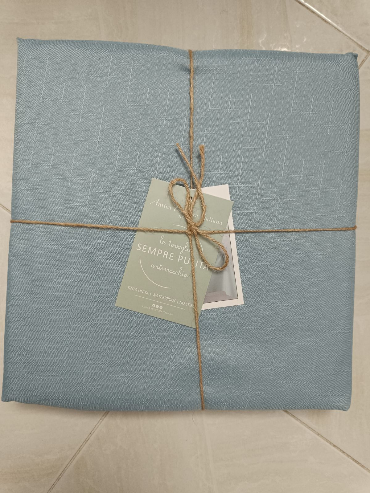 Tovaglia da Tavola Antica Tessitura Italiana Sempre Pulita X12 Poliestere