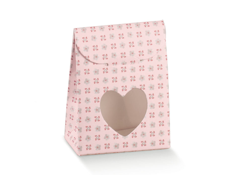 Scatolina Nascita Bimba Busta Florentina Bloom Rosa