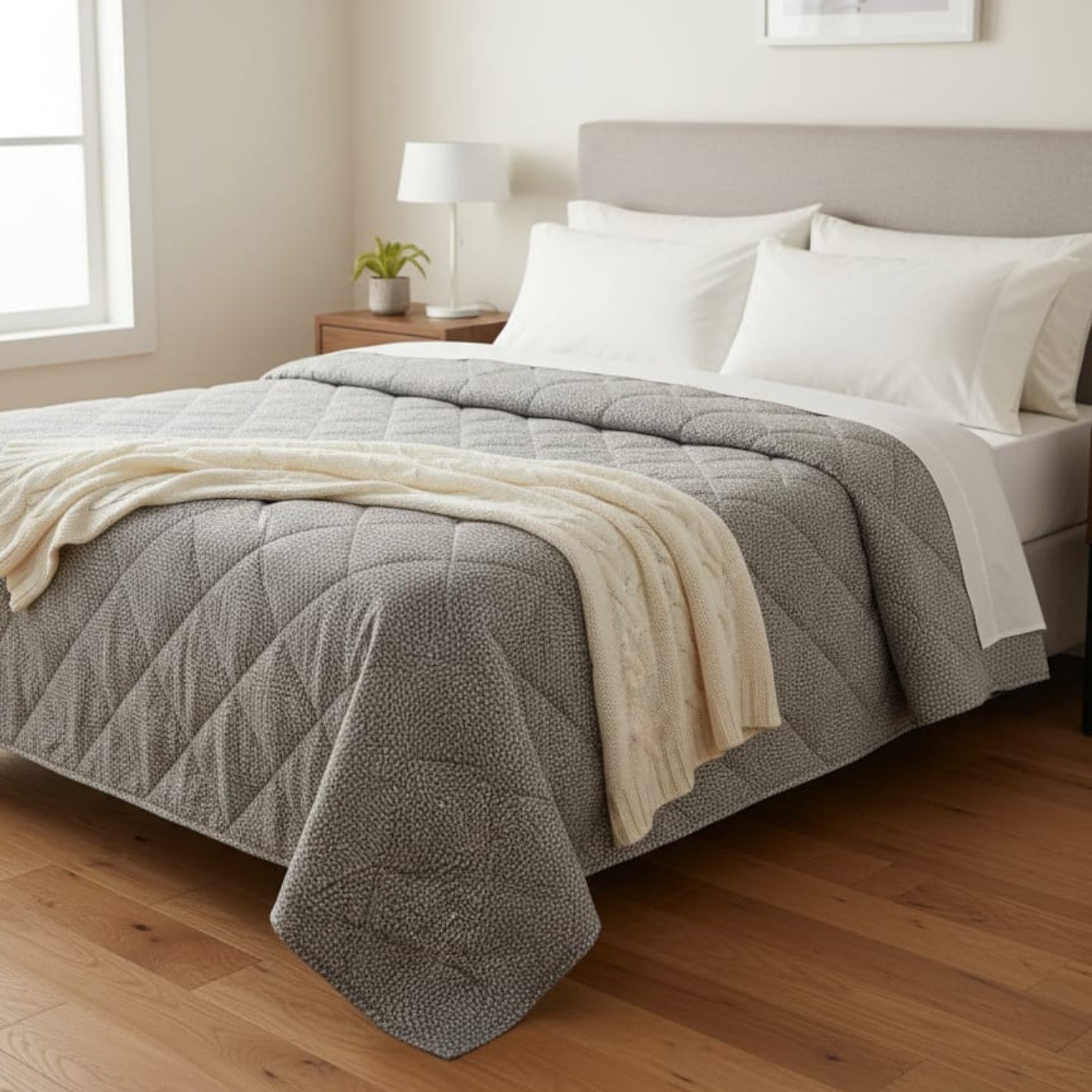 Trapuntino matrimoniale Borbonese Oplà Matrimoniale Raso di Cotone