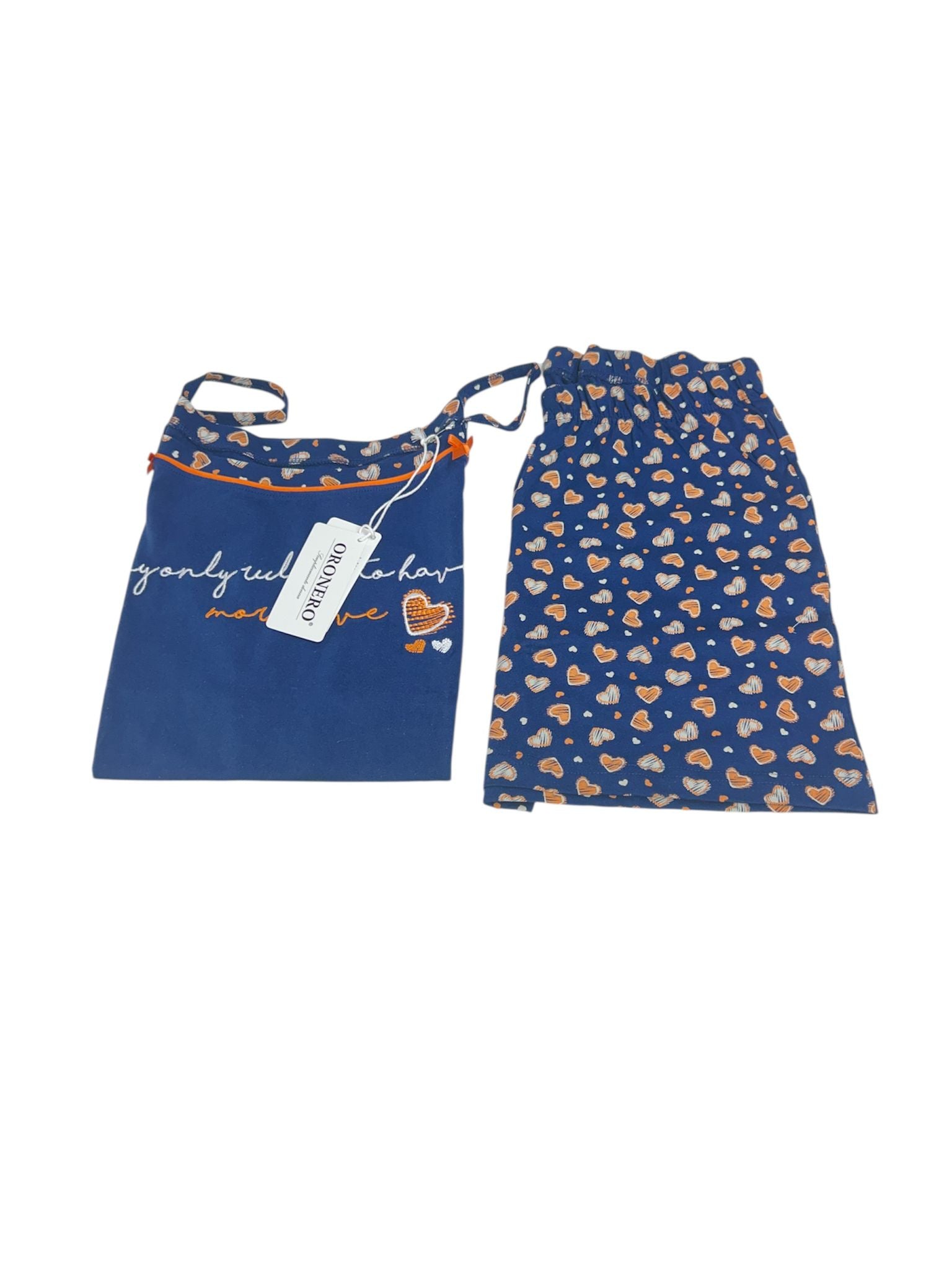 Pigiama Donna Primavera/Estate Oronero OD410 Cotone