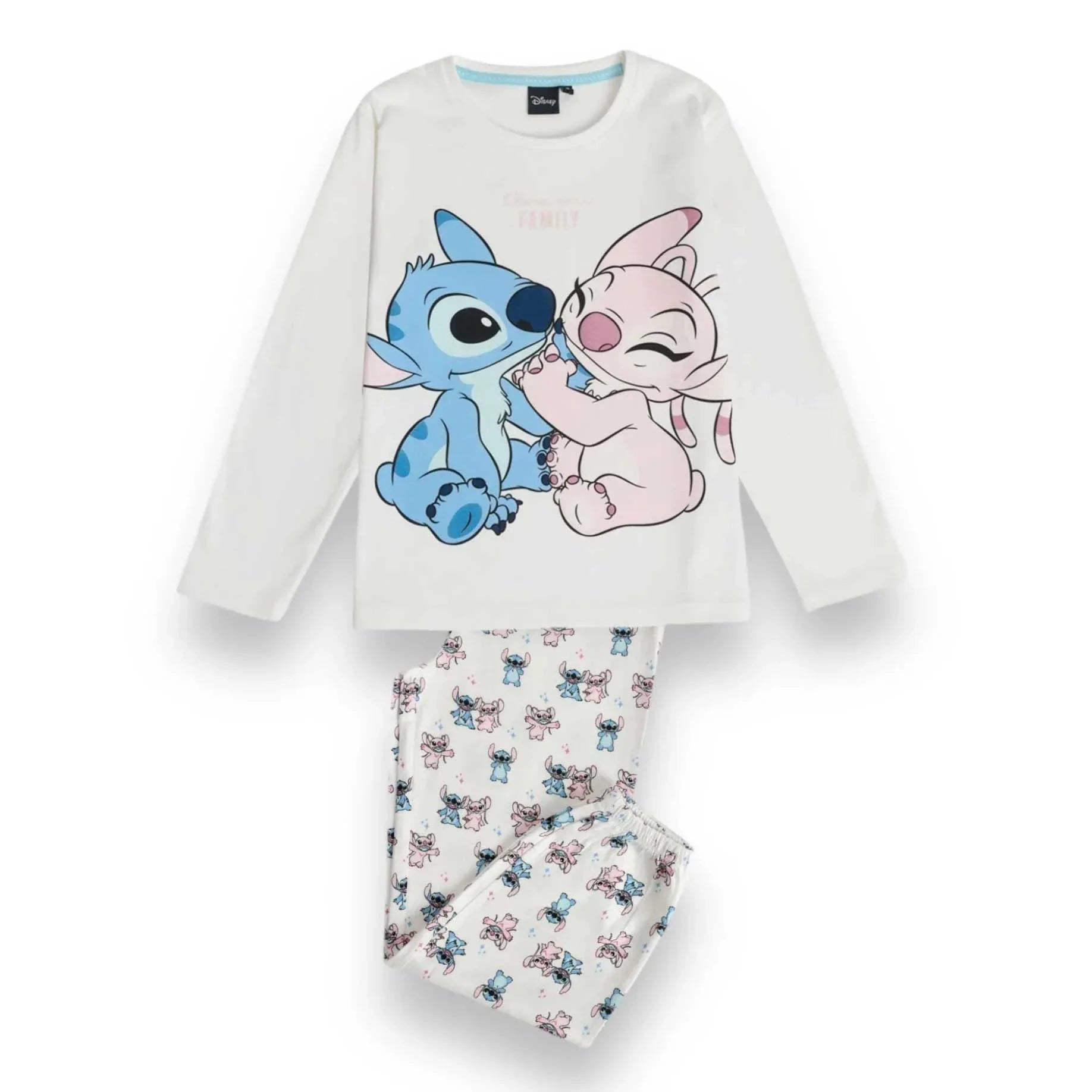 Pigiama bimba Disney Stitch e Angel 62249 - The King Luxury