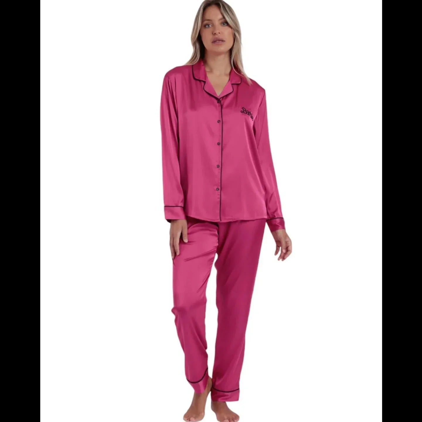 Pigiama Donna Barbie 62958 – Primavera/Estate – Raso Morbido - The King Luxury