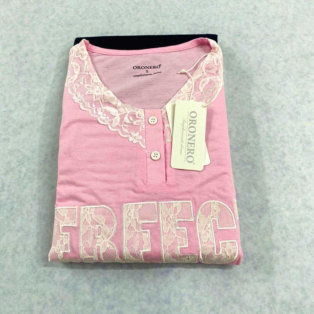 Pigiama Donna Oronero OD133 S Cotone - The King Luxury