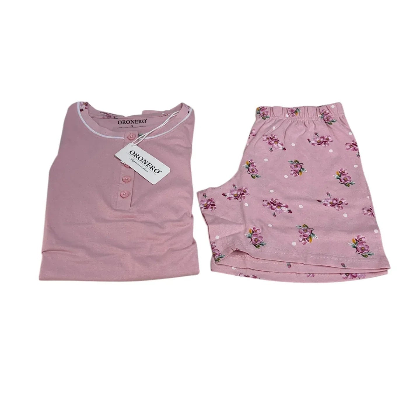 Pigiama Donna Primavera/Estate Oronero OD424 Cotone - The King Luxury