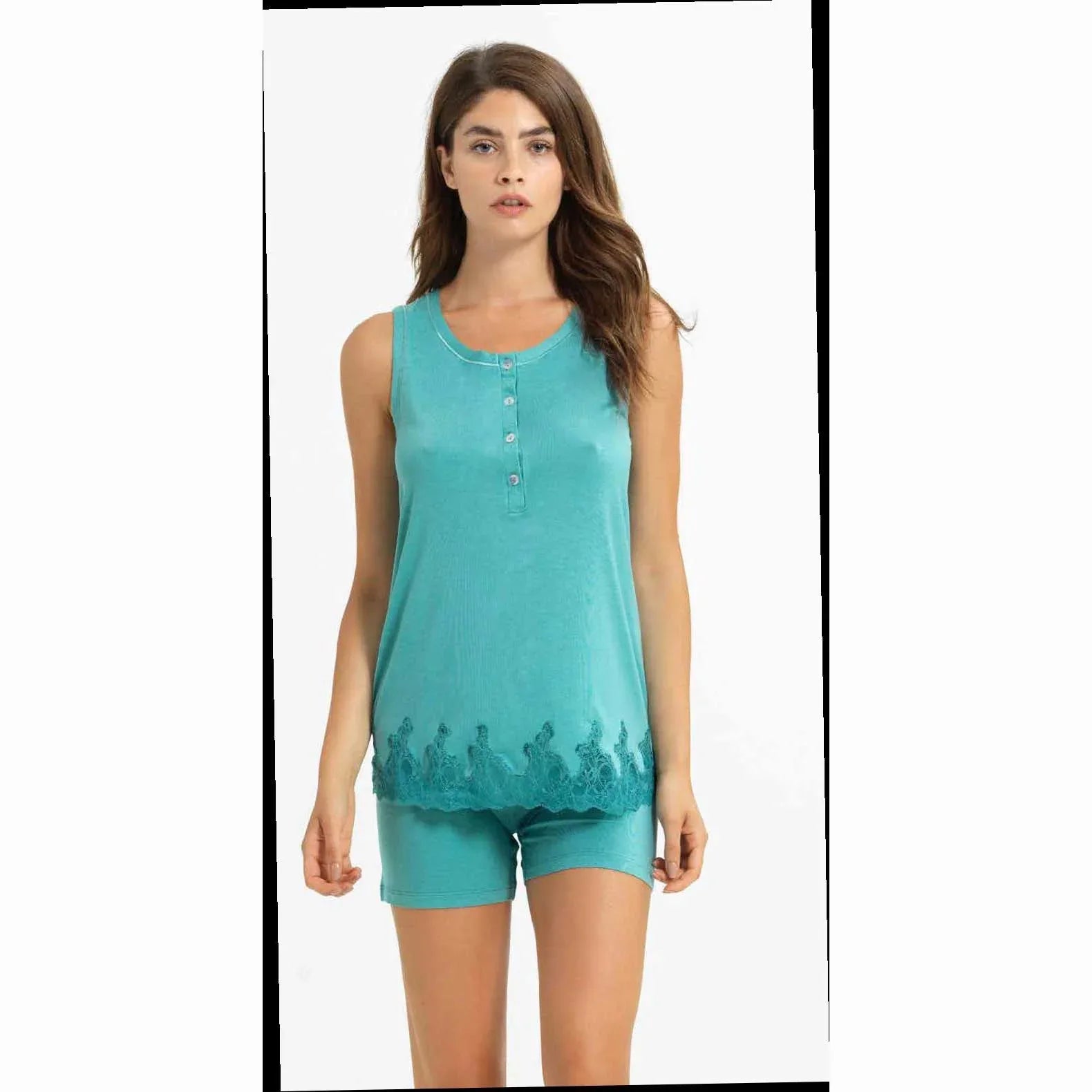 Pigiama Primavera/Estate Donna Bisbigli Bellini Serie 8 48 100% Cotone - The King Luxury