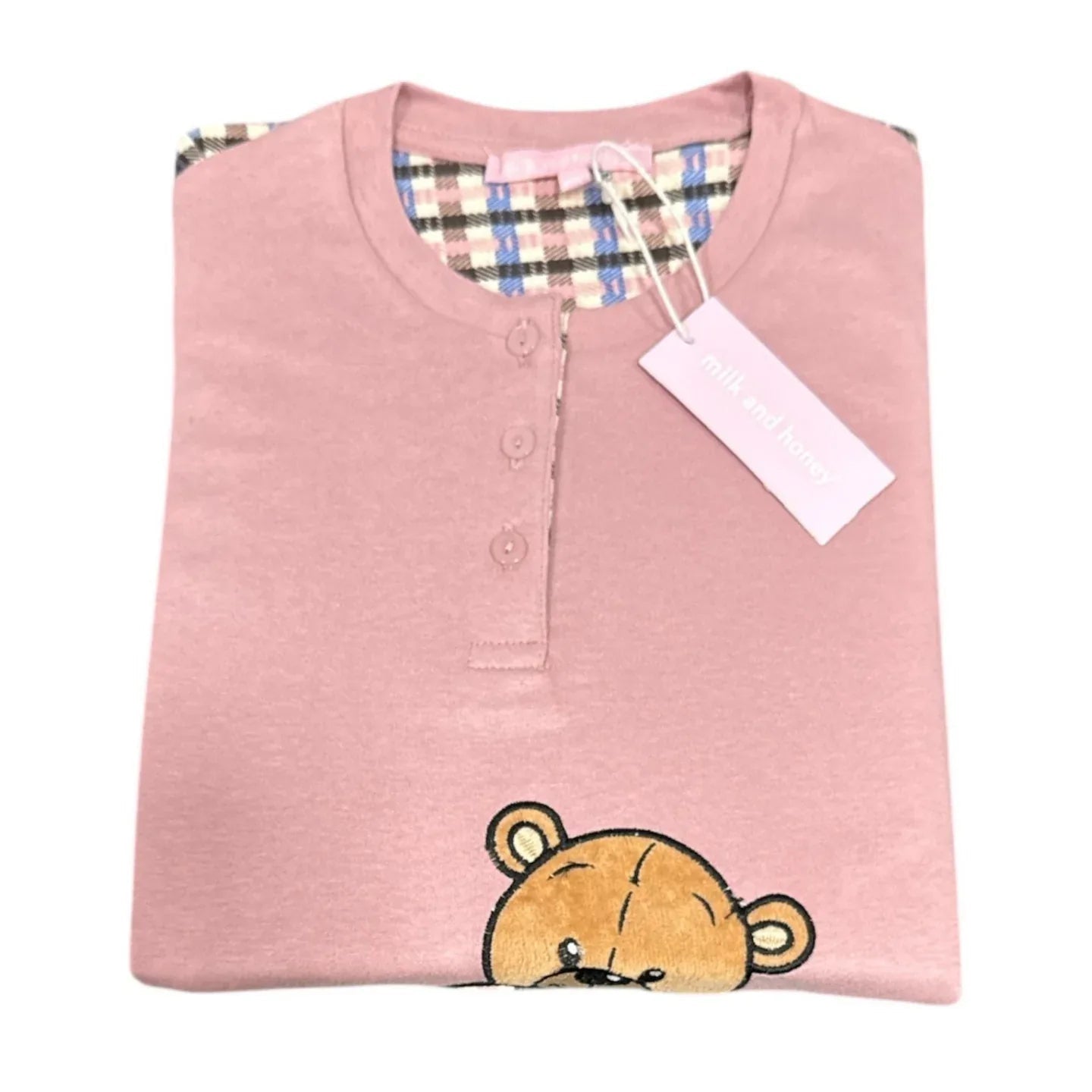 Pigiama Ragazza Milk and Honey Adela in Cotone Interlock – Made in Italy - The King Luxury