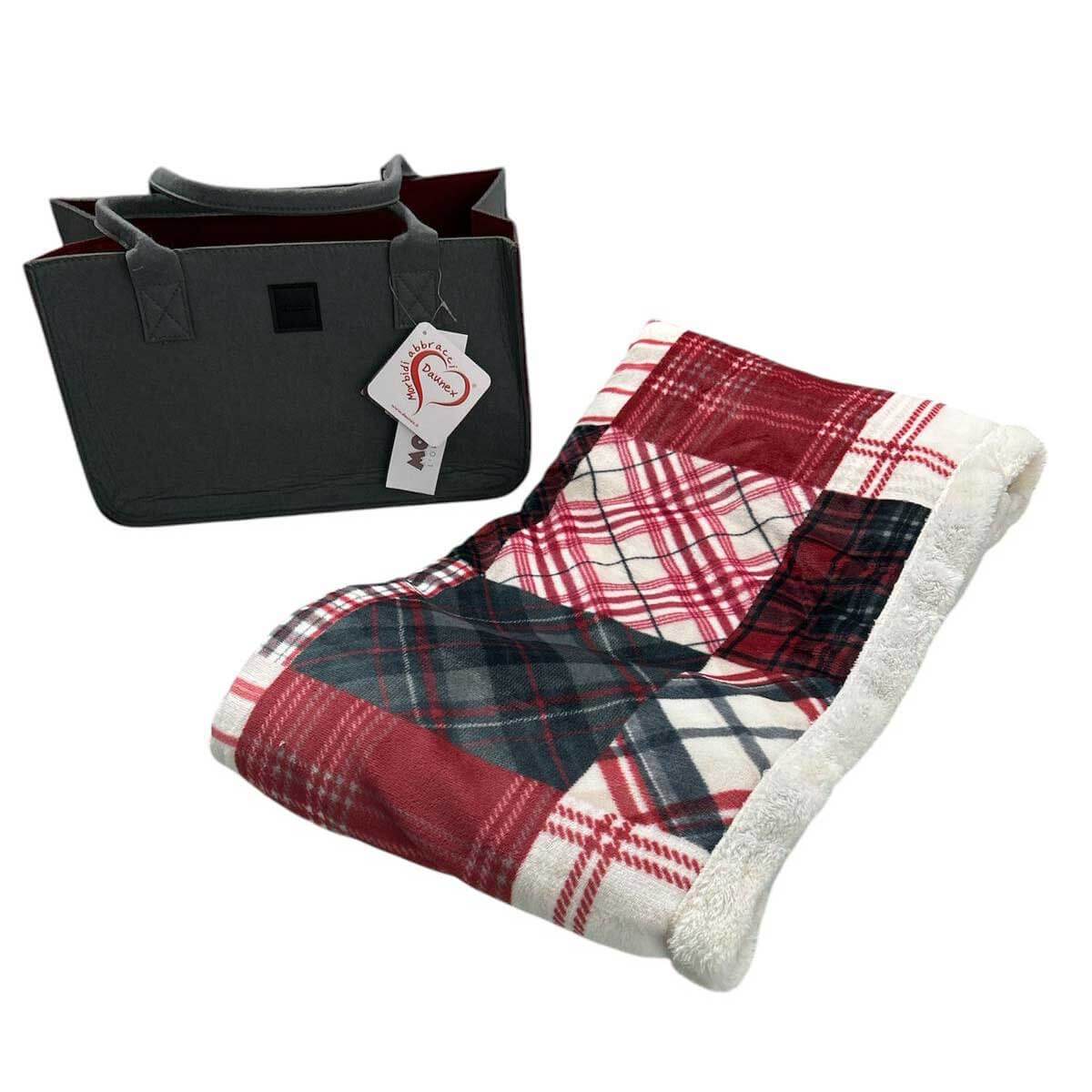 Plaid Daunex Light Tartan 130 x 160 cm Microfibra - The King Luxury