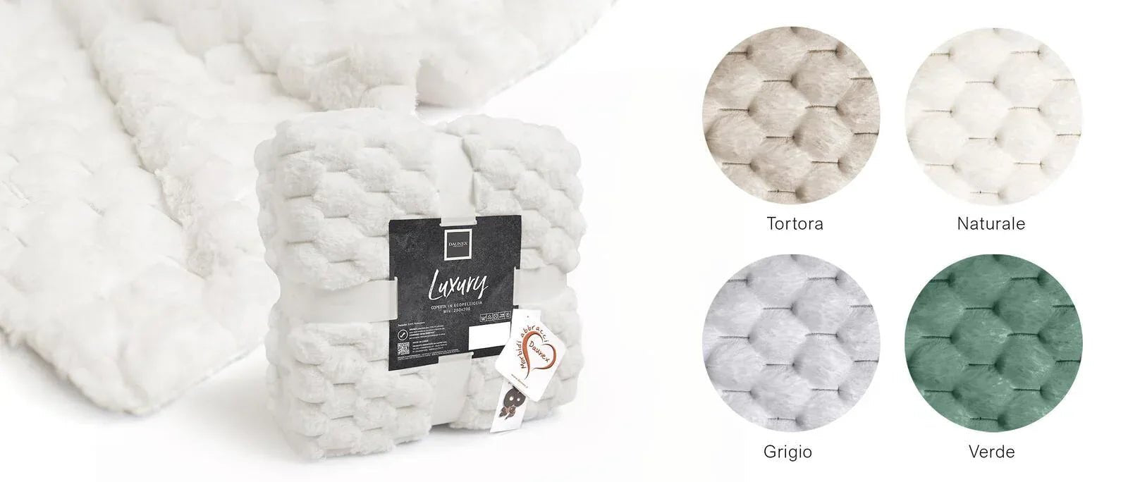 Plaid Daunex Luxury 150×200 cm – Microfibra Morbidissima - The King Luxury