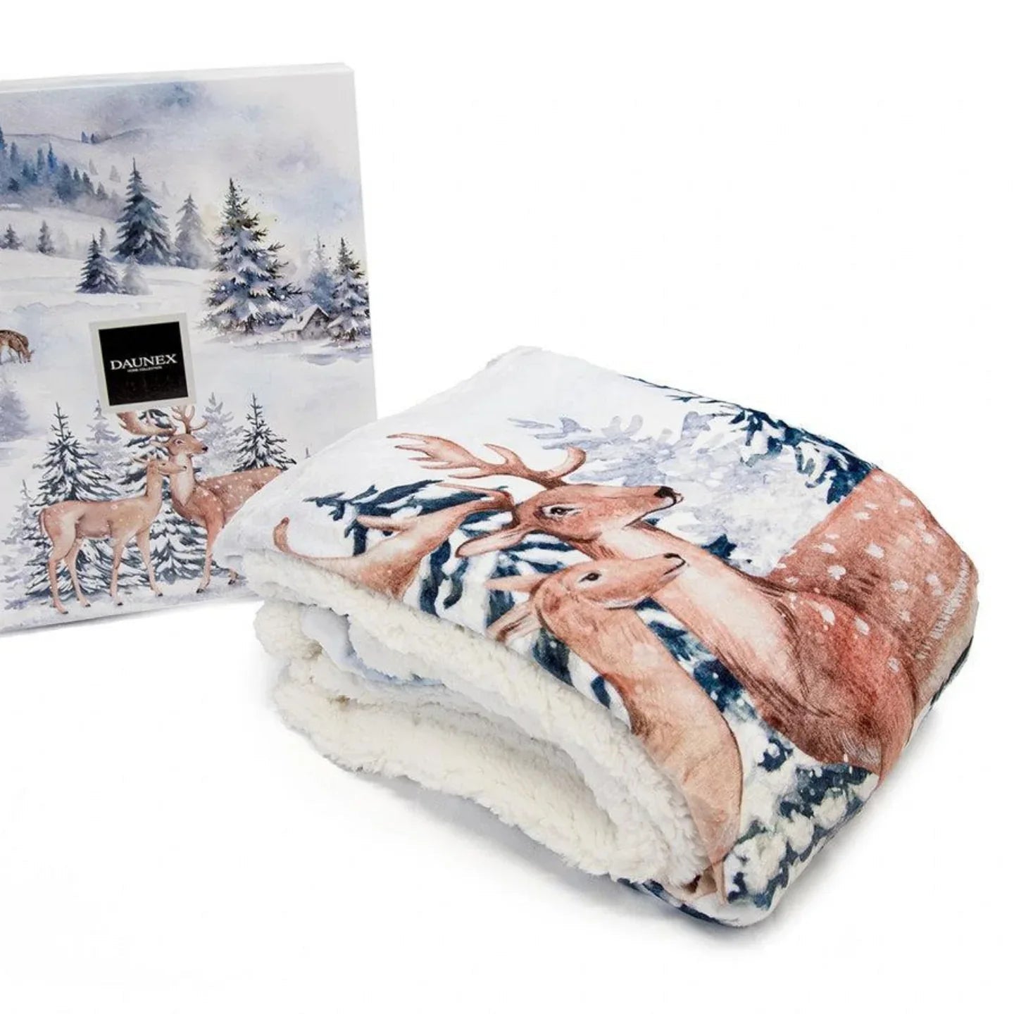 Plaid Daunex Paisage 130×160 cm – Microfibra Morbidissima - The King Luxury