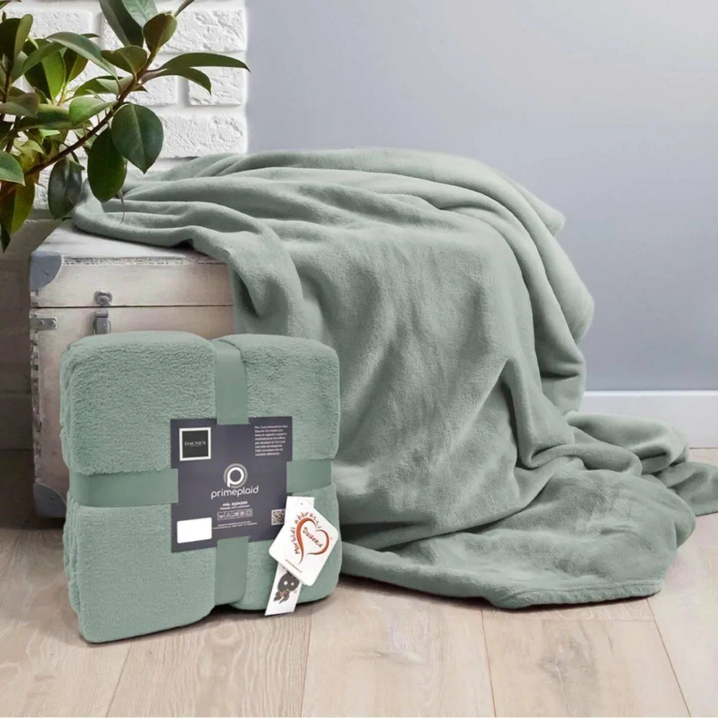 Plaid Daunex Prime 250×200 cm – Microfibra Morbidissima Tinta Unita - The King Luxury