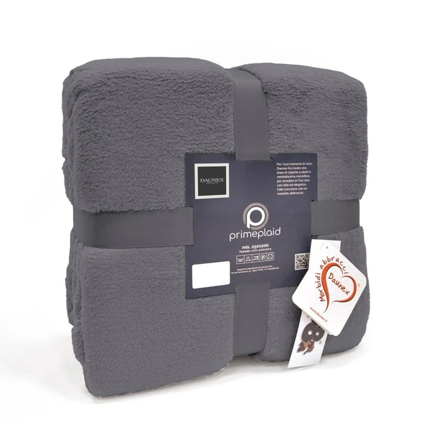 Plaid Daunex Prime 250×200 cm – Microfibra Morbidissima Tinta Unita - The King Luxury