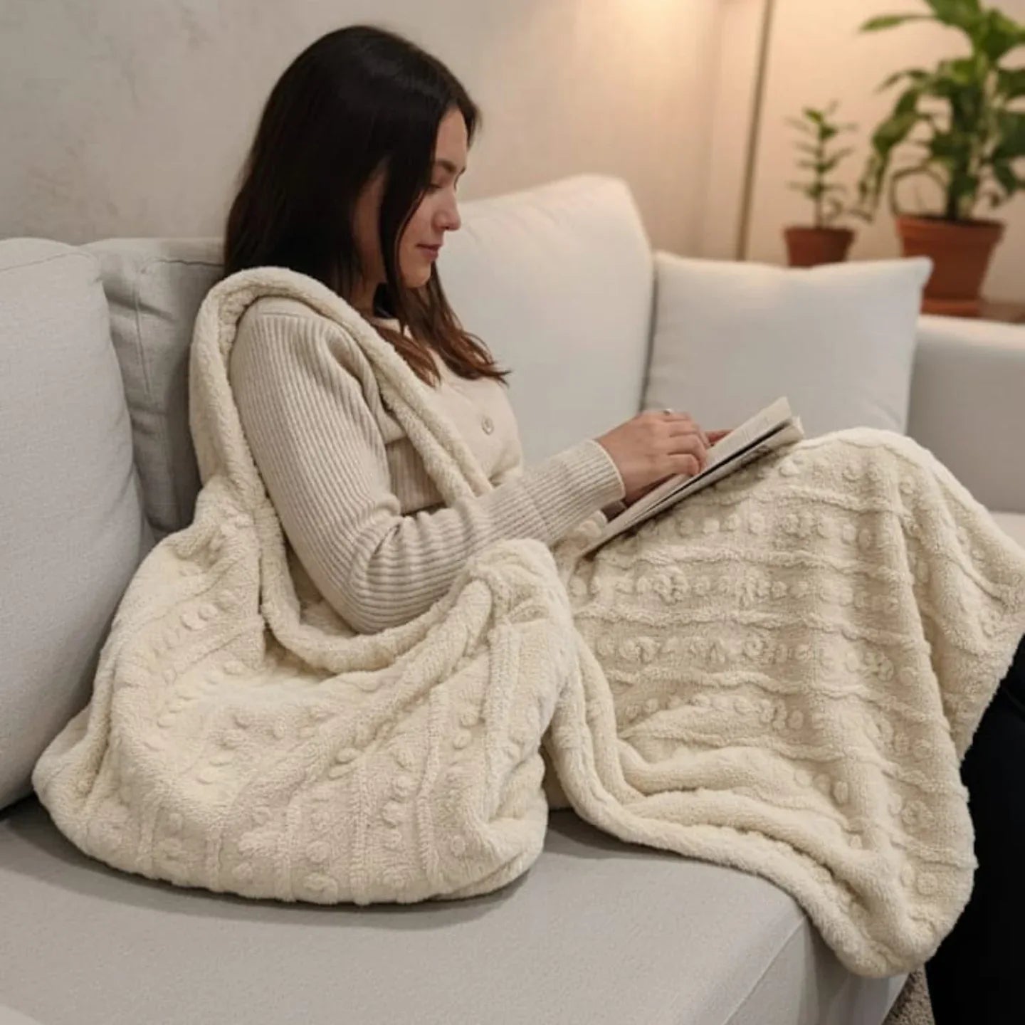 Plaid Papalina PLS130 Sherpa - The King Luxury