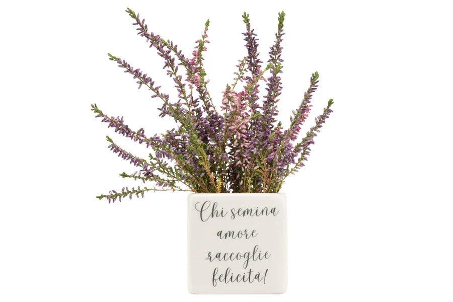 Porta piantine Harmony bianca Porcellana - The King Luxury