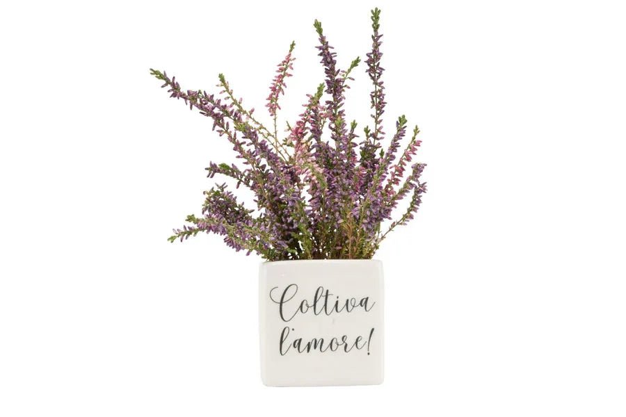 Porta piantine Harmony bianca Porcellana - The King Luxury