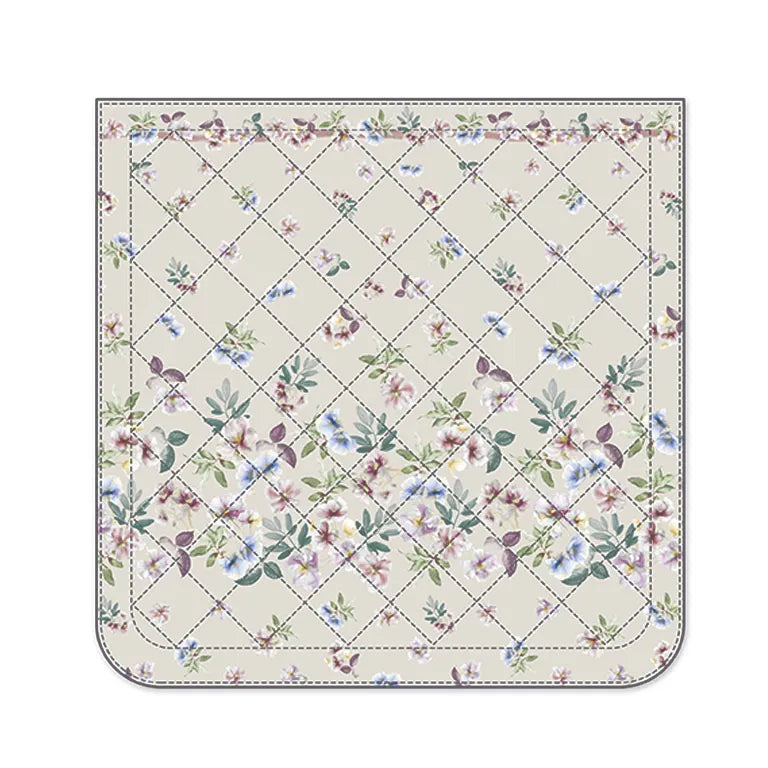 Trapunta Matrimoniale Tessitura Randi Bouquet – 270×270 cm – Raso di Cotone 300 TC