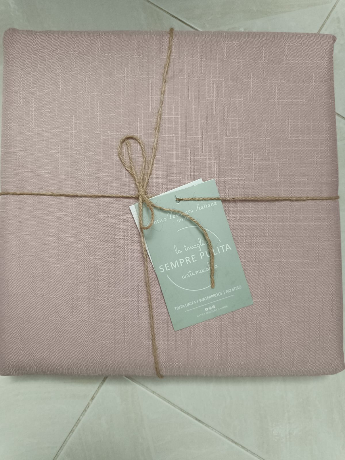 Tovaglia da Tavola Antica Tessitura Italiana Sempre Pulita X12 Poliestere