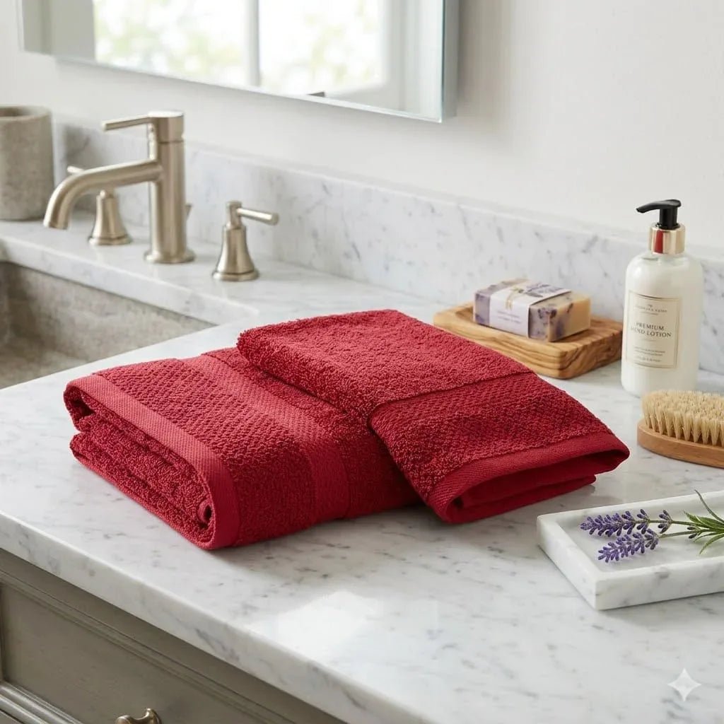 Set Asciugamani 1+1 Maestri Cotonieri Eternity Spugna di Cotone - The King Luxury