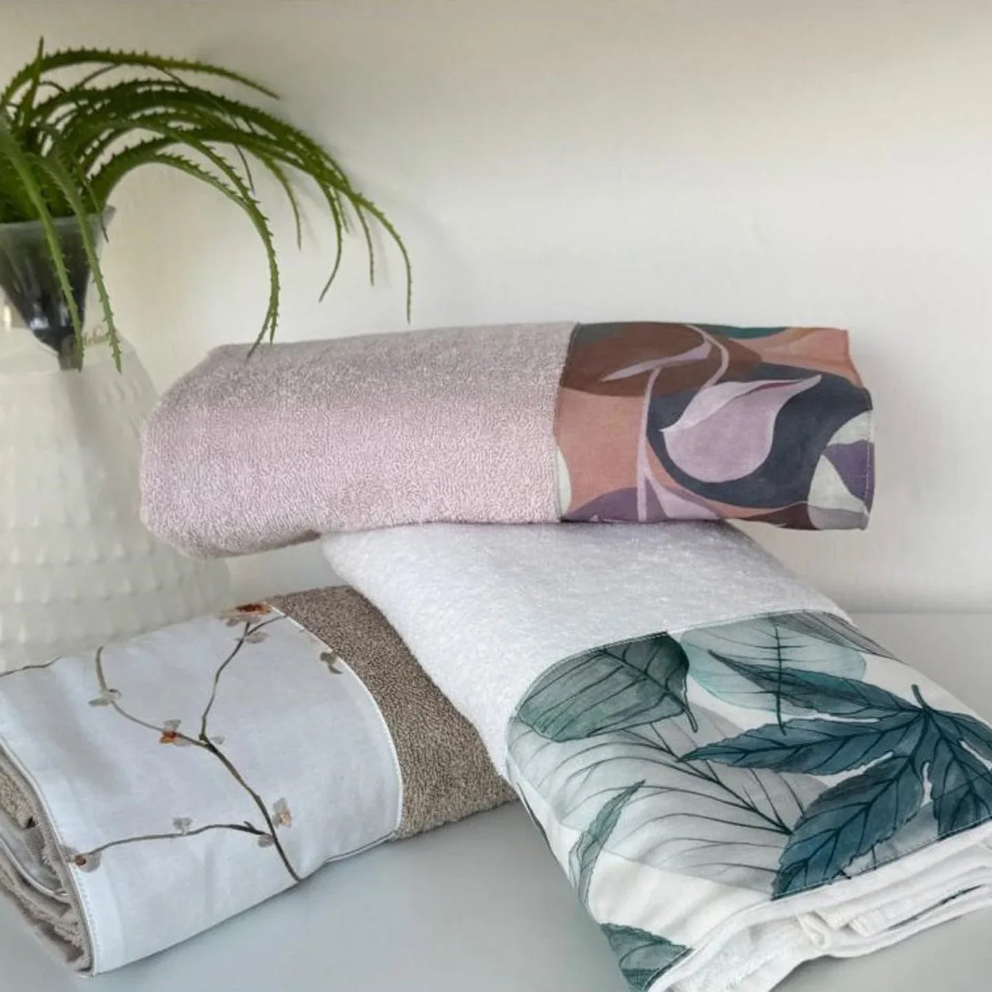 Set Asciugamani 3+3 Alexander Tuscany Home Balza – Spugna di Cotone - The King Luxury