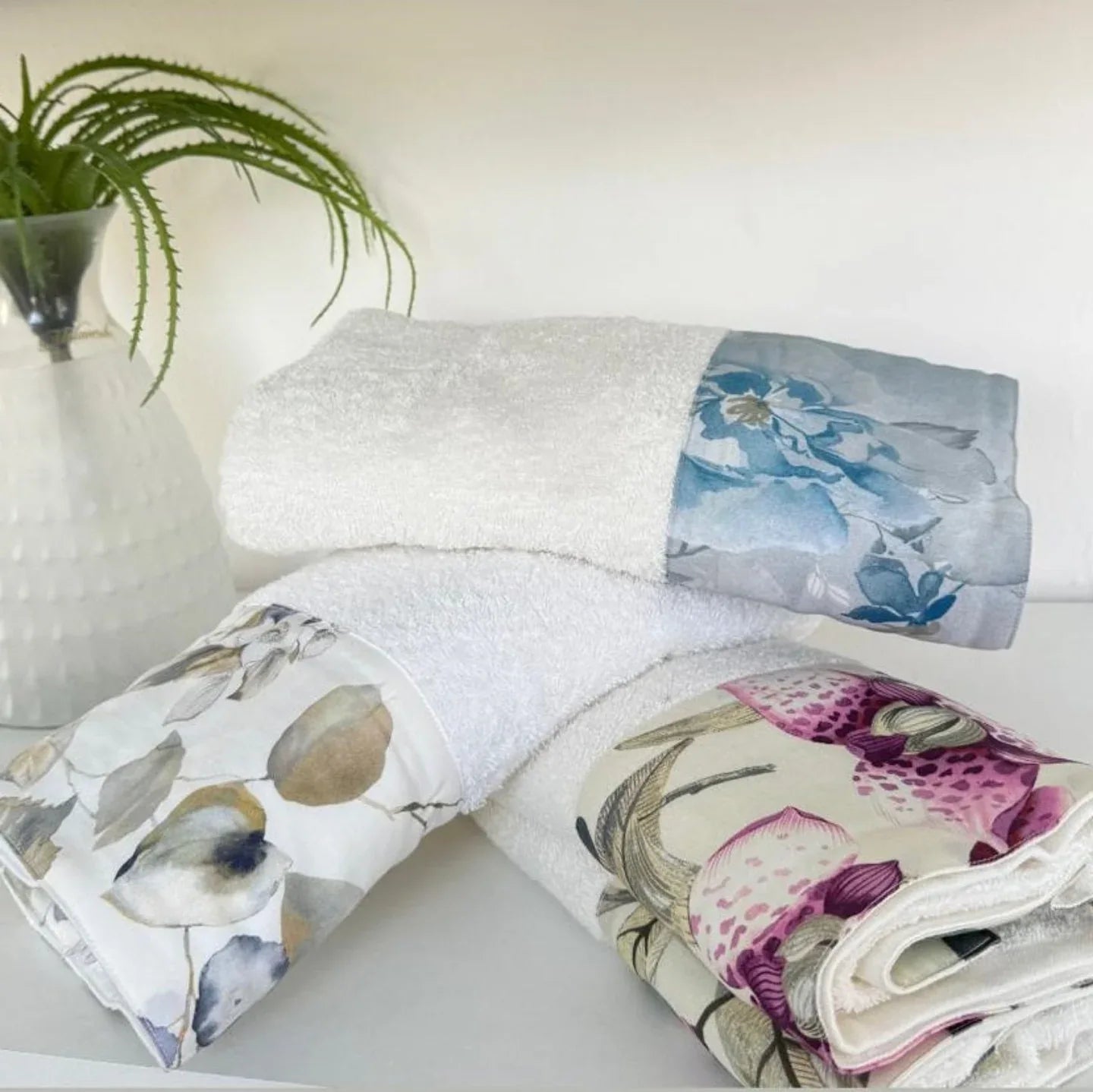 Set Asciugamani 3+3 Alexander Tuscany Home Balza – Spugna di Cotone - The King Luxury