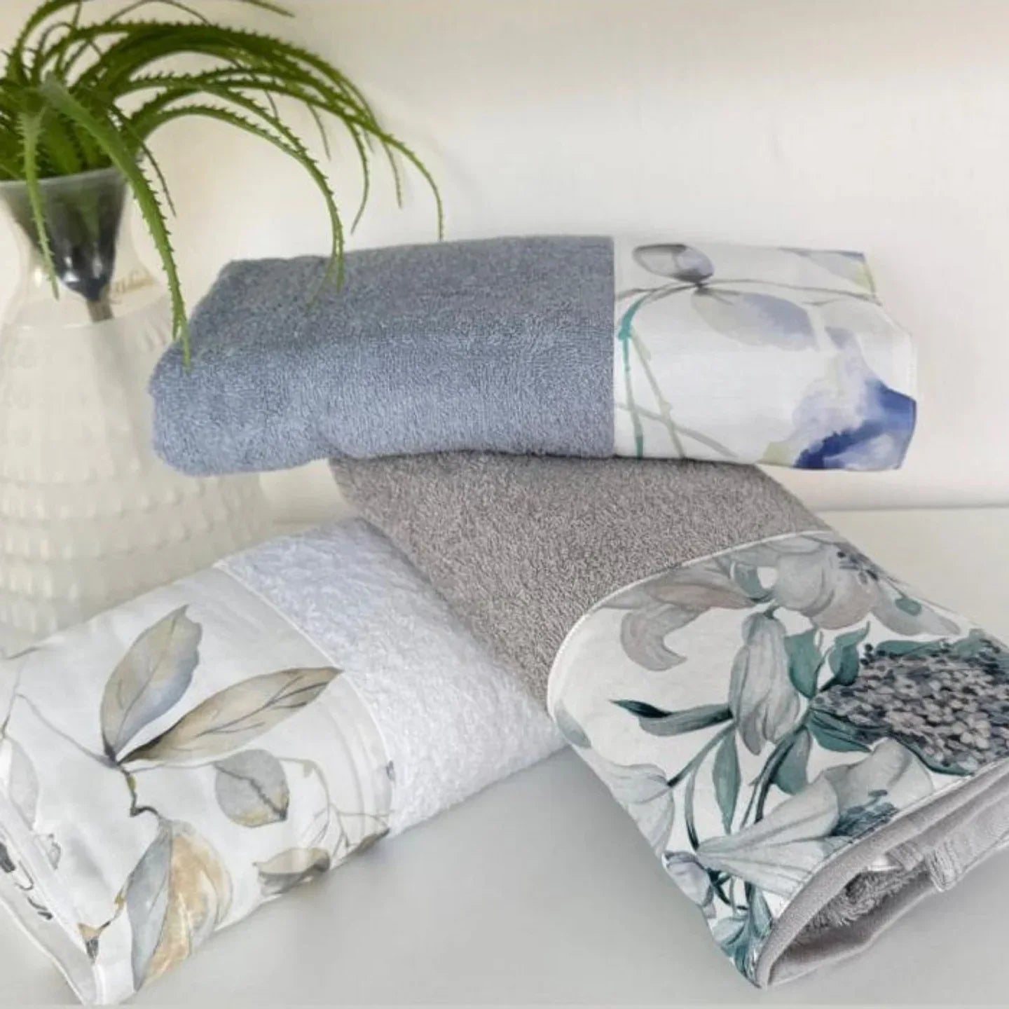 Set Asciugamani 3+3 Alexander Tuscany Home Balza – Spugna di Cotone - The King Luxury