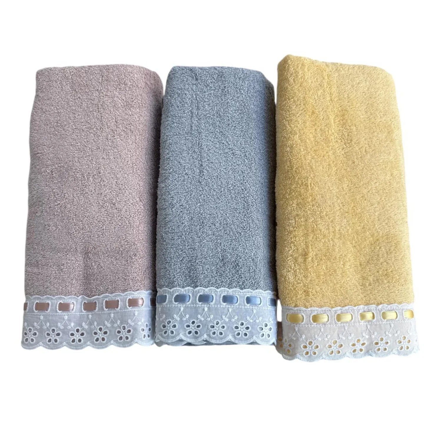 Set Asciugamani 3+3 Alexander Tuscany Home Colors Spugna di Cotone - The King Luxury