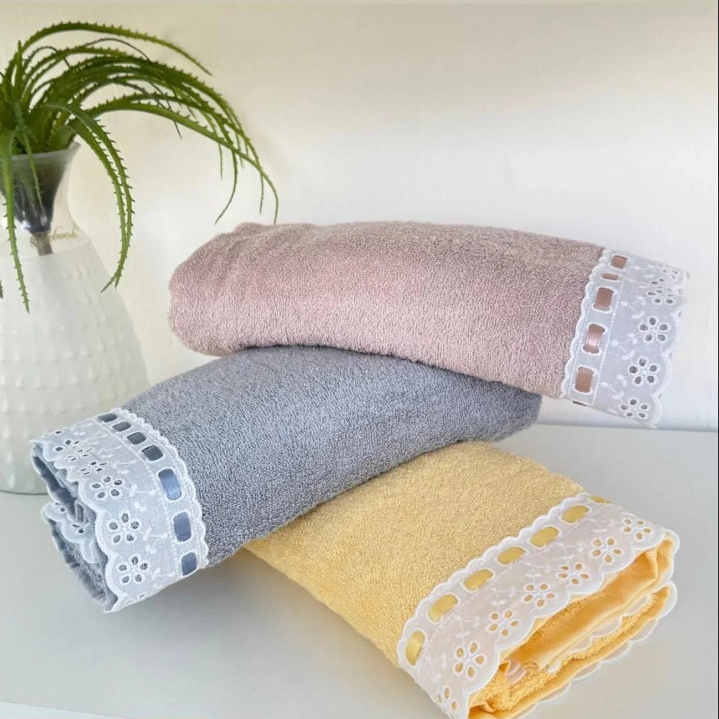 Set Asciugamani 3+3 Alexander Tuscany Home Colors Spugna di Cotone - The King Luxury