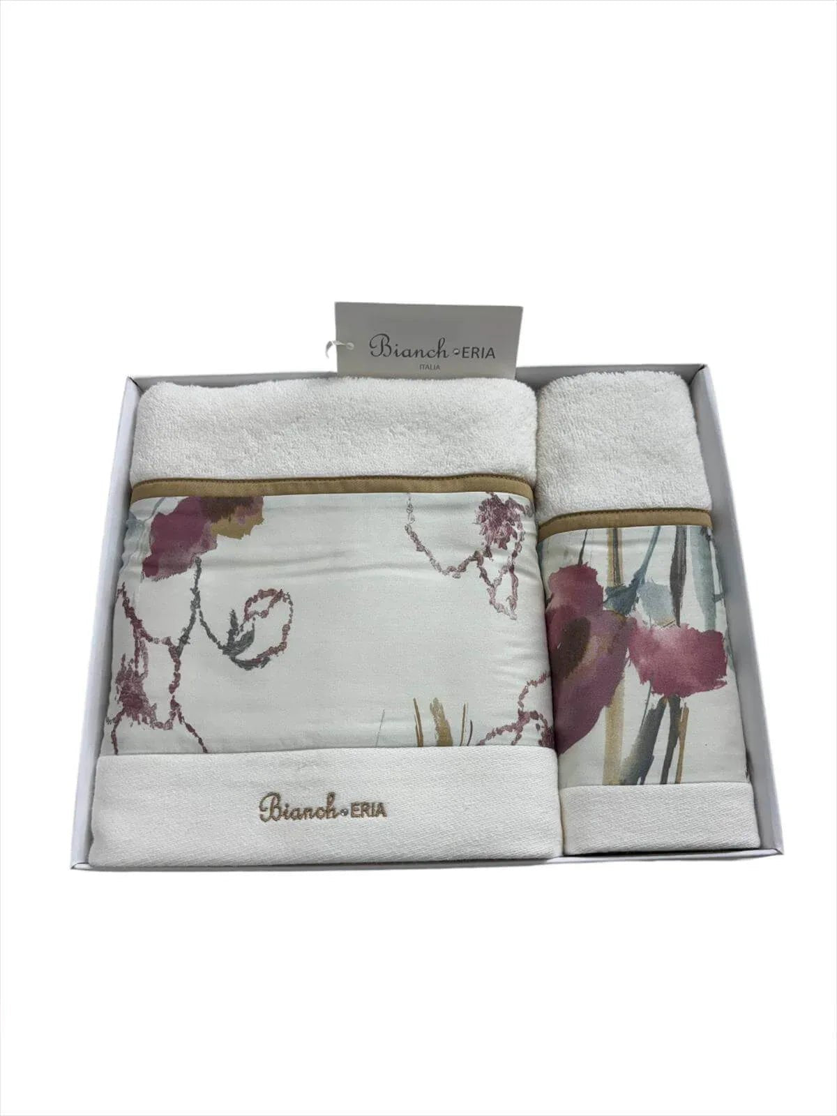 Set Asciugamani Eria Serie Senape Spugna di Cotone - The King Luxury